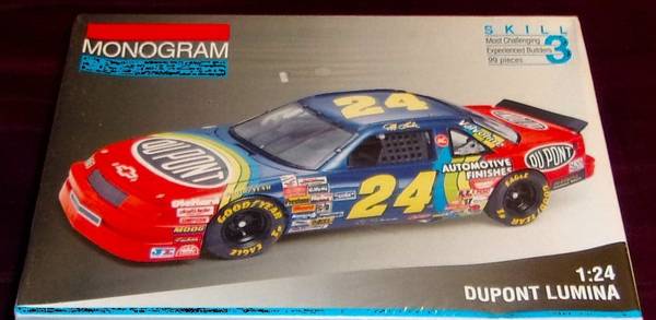 1993 Vintage Monogram Jeff Gordon #24 Dupont Lumina Model Kit - SEALED 1