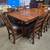 Brown Rustic Counter Height Dining Room Table Set with 8 Chairs 2 thumbnail