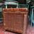 1970s Pair of Vintage Rattan Box Chests w/brass: opens front or top 13 thumbnail