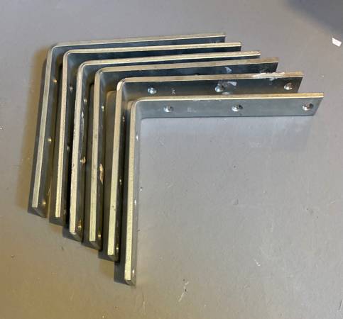 7 3/4" Steel three hole bracket 36 pieces 1