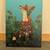 Floral Fox Canvas Art Print 2 thumbnail