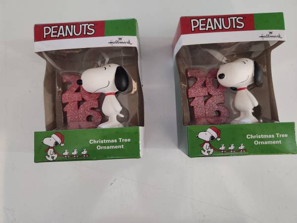 Brand New Hallmark Snoopy Christmas Ornaments 1