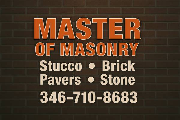 🧱⚒️Master of Masonry⭐Stucco⭐Brick⭐Stone⭐Paver⭐20yrsCraftsmanshi 1