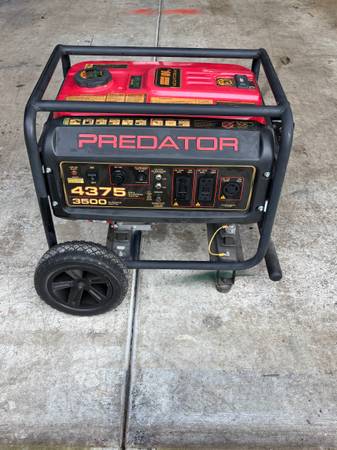 Predator 4375 Generator $325obo 1
