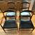 4 Vintage Teak + Leatherette Wrapped Mid-Century Modern Dining Chairs 1 thumbnail