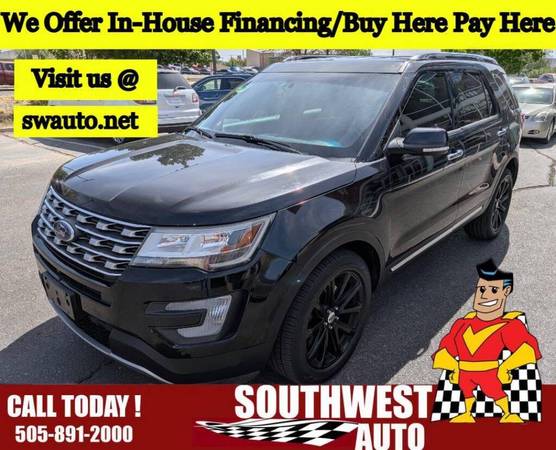 2016 Ford Explorer Limited AWD 4dr SUV 100% GUARANTEED CREDIT APPROVAL! 1