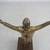 Christ The Redeemer Vintage 1970 Solid Brass Statue Signed 7" Tall 7 thumbnail