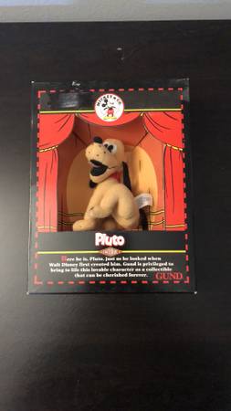 NEW Vintage GUND MICKEY & CO. Plush Collection ANTIQUE PLUTO 1