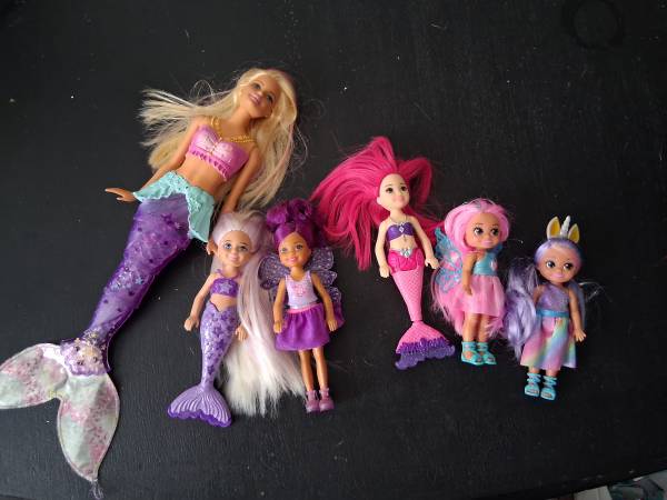 Barbie Dreamtopia Mermaid Dolls 6 dolls sold together 1