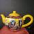 Rare Set: Catzilla 3-Piece Set Ceramic Tea Pot, Creamer, Sugar-(Hend.) 3 thumbnail
