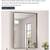 Keonjinn 24 x 36 In Brushed Nickel Bathroom Mirror, Rectangular Metal 1 thumbnail