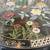 Vintage Asian Bird Motif Coffee Tea Table with 4 Stools 2 thumbnail