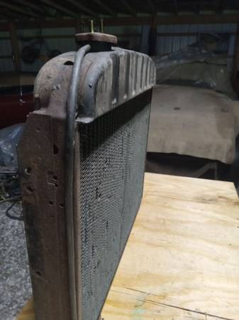 ORIG.1957 CHEV.  RADIATOR 1