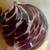 HAND-BLOWN GLASS ORNAMENT-CLEAR WITH PURPLE AND WHITE DROPS 5 thumbnail