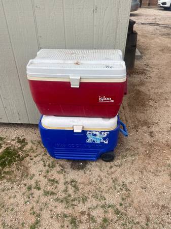 2 Ice  Chests 1