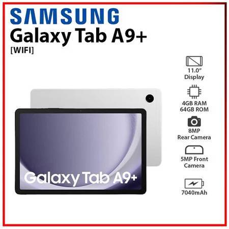 Samsung Galaxy Tab A9+ 11.0" 64GB Gray Wi-Fi Tablet 1