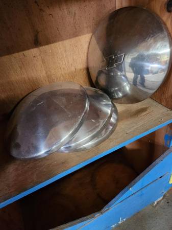 Chevrolet half moon dog dish hubcaps 1