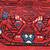 Mint Handwoven Dark Red Tibet  Nepal Style Tiger Rug - 7 ft. by 5 ft. 2 thumbnail