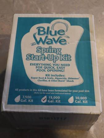NEW Blue Wave Spring Start Up Kit 15,000 GALLON KIT 1