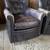 Pair of 2 Charcoal Gray Swivel Tufted Nailhead Armchairs 2 thumbnail