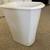 White Plastic Wastebasket 1 thumbnail
