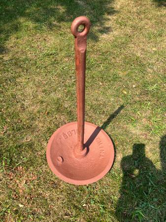 3 different Mushroom Mooring anchors for sale 1