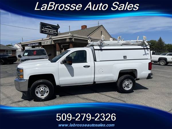 2017 Chevrolet 2500HD Reg cab 4WD work canopy, bed slide and more. - $21,87063613093543171120