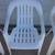White Plastic Patio Outdoor Chairs 2 thumbnail