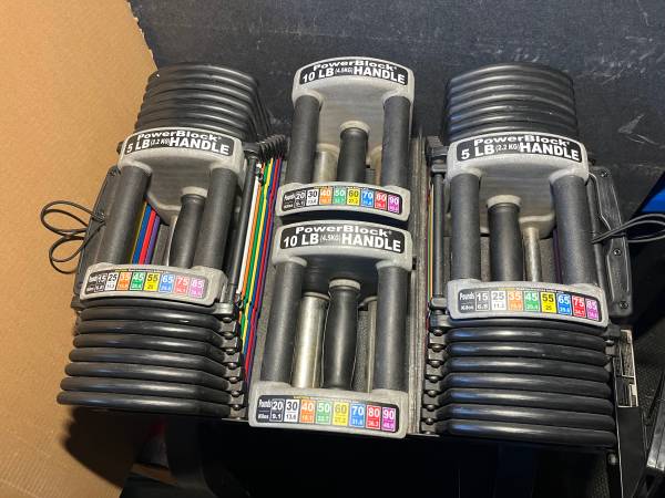 Adjustable dumbbells Powerblock pro 90 Commercial 1