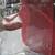John Deere? Thick glass container that measures 7 3/4"x7 1/2"x13" hig 2 thumbnail