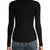 No Boundaries Juniors' Ribbed Lace Up Long Sleeve Sweater 2 thumbnail