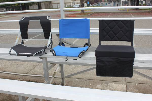 Three Folding Stadium Seats - Like New, Never Used 1