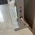Makeup Vanity With Led Lighted Mirror, 1 Drawer, Power Outlet and and Chair 4 thumbnail
