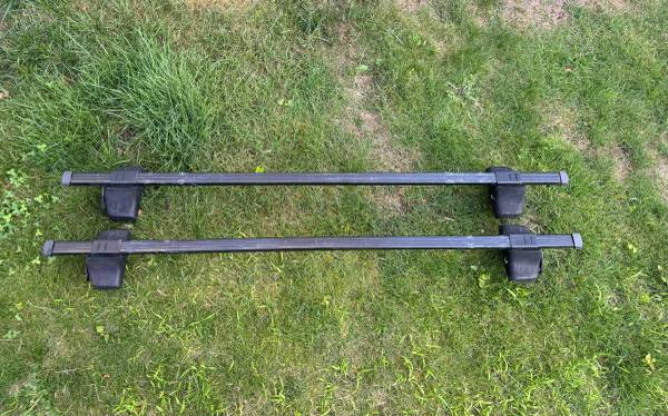 Thule 50” SquareBar Load Bars crossbars 480 Traverse Foot Pack 4 Locks 1