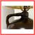 Rustic Two-tone Ceramic Jug Table Lamp, Vintage 10 thumbnail