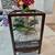 Rustic Glass Terrarium with Mountain Scene Base — Faux Plant Included 2 thumbnail
