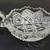 Vintage American Brilliant Prescut Glass Nappy Bowl w/ handle nut dish 3 thumbnail