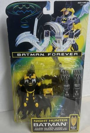 1995 Vintage Kenner Batman Forever Night Hunter Batman Action Figure S 1