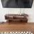 Mario Bellini Couch, CB2 Leather Daybed, TV/Stand, Green Checkered Rug 10 thumbnail