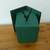 NEW Handcrafted Rustic Green Birdhouse Black Roof Plywood Construction 4 thumbnail