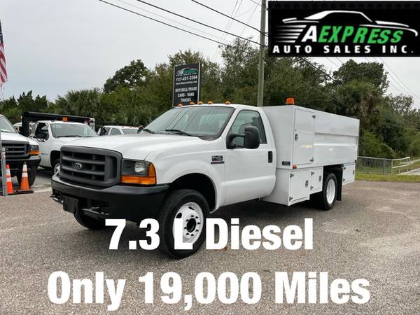 2000 FORD F450 V8 7.3 LITER DIESEL WITH ONLY 19,000 ORIGINAL MILES - $17,900 (40081 US HWY 19 N TARPON SPRINGS, FL 34689)634438646028811218