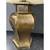 Brass tone Hollywood Regency brass urn table lamp. Shade needs some spot cleanin 3 thumbnail