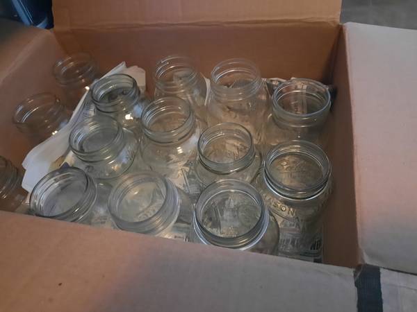 Quart Canning jars $15.00 1