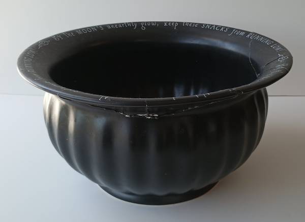 HALLOWEEN CANDY CAULDRON, REPAIRED