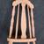 pair (2) antique wood dining chairs French Country Farmhouse 8 thumbnail
