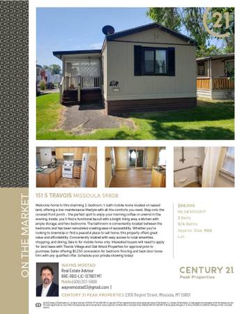 $88,000 / 2br - 900ft2 - 2013 Marlette Mobile Home for Sale (Missoula)63657010391425120