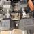 Hex rubber Dumbbells weights  in like new condition read description 4 thumbnail