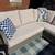 Grey Wicker Corner Patio Set - L-Shaped Sofa + Dining Table + Bench
 3 thumbnail