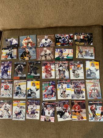 65 diff. NHL HOCKEY GOALIE CARDS-FUHR-MOOG-CUJO-BRODEUR-POTVIN 1
