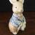 Vintage Ceramic Figurines:Teddy Bear on Skis & Bunny Rabbit Dressed Up 12 thumbnail